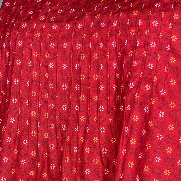 Julie Brown NY Women Rust W/ White & Orange Daisy Print Cami Tank Top NWT Sz M - Picture 5 of 7